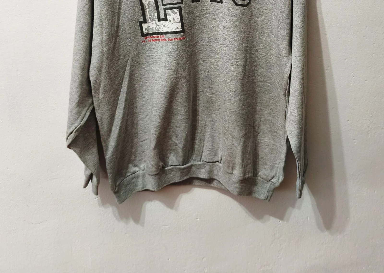 Grijze Levi's heren trui maat M – photo 5